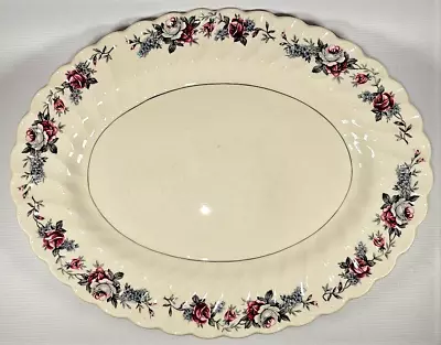 MYOTT Debutante Oval Serving Platter 12 1/2“ Staffordshire England Olde Chelsea • $16.75