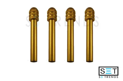 4 Pcs Aluminum Car Door Lock Knobs Pull Knobs Door Pins Gold Hot Screw  • $8.99