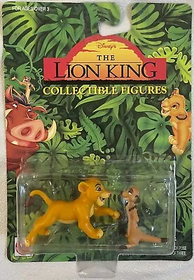 1994 The Lion King Collectible Figures Mattel Young Simba And Timon New Sealed • $11.99