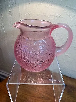 Pink Glass Juice Pitcher • $12.75