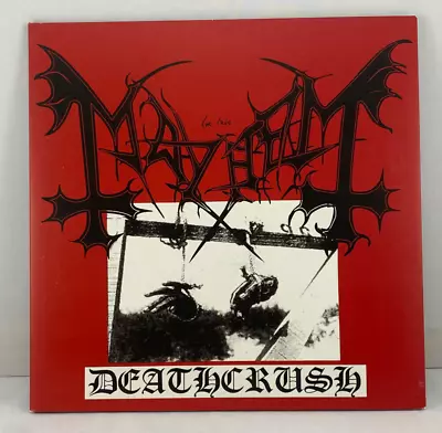 Death Crush By Mayhem (Vinyl Record 2009) • $35