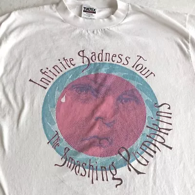 Vintage 96/97 Smashing Pumpkins Infinite Sadness Tour T-Shirt XL Graphic     /C2 • $325