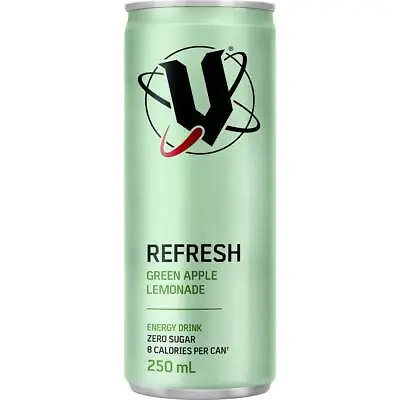 V Refresh Green Apple Lemonade Energy Drink Can 250ml • $13