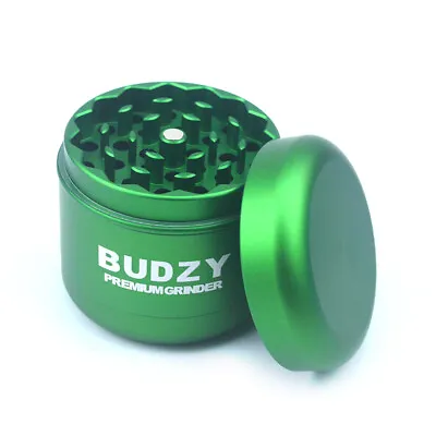 BUDZY Premium Quality Metal Herb Spice Grinder Magnetic Shark Tooth Weeds • £29.99