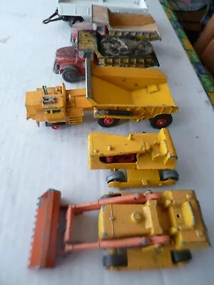 Assorted Matchbox King Size Etc. Construction Vehicles • £12