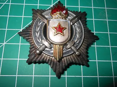 800 Silver Yugoslavia Order Of Military Merit Sword Medal Badge VTG Pin • $59.99