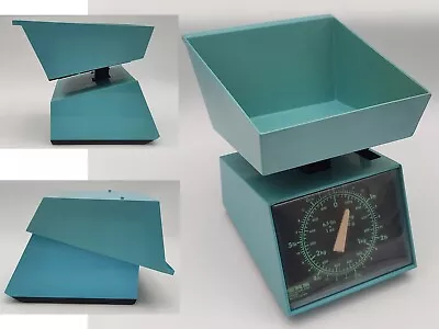 £11.99 • Buy EKS Aqua Blue Kitchen Weighing Scales Stacking Metric Retro Vintage Mechanical