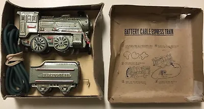 Rare Vintage T.n  Nomura Japan Battery Operated Cable Express Train Locomotive • $69