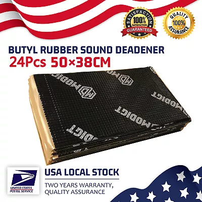 4.56㎡ Bulk Butyl Car Van Vibration Noise Proofing Sound Deadening Damping Mat • $109.99