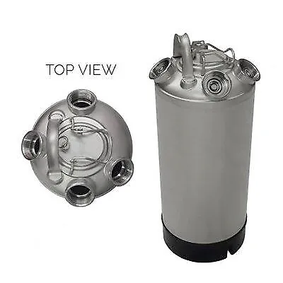 Stanky D 4 Head Draught Beer & Beverage 5 Gallon Stainless Steel Cleaning Keg • $650