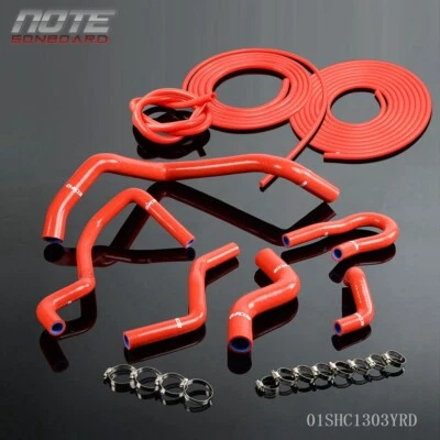 $56.04 • Buy Silicone Radiator +vacuum Hose Fit For Honda Civic 1.6l Sohc D15 D16 Eg Ek 92-00