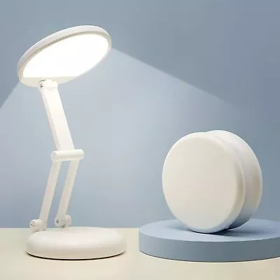 Battery Operated Mini Lamp Foldable & Potable 8 Brightness Rechargeable Portabl • $19.14