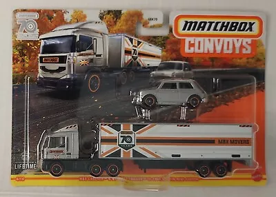 MBX Cabover & Box Trailer W/ 1964 Austin Mini Cooper Matchbox Convoys 2024 HLM83 • $21