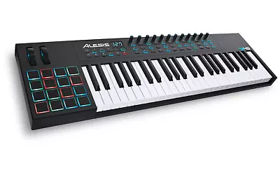 Alesis Vi49 49 Key USB MIDI Keyboard Controller With 16 Midi Drum Pads • $102.50