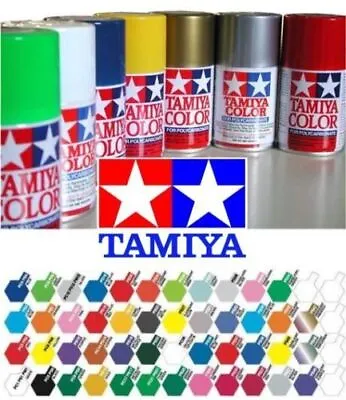 Tamiya 100ml Polycarbonate Lexan PS For RC Car Model Spray Paint PS-1 To PS-30 • £6.75