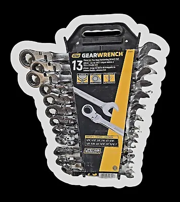 New Gearwrench 13 Piece 72-Tooth 12 Pt Flex Head Ratcheting Combo SAE Wrench Set • $279.95