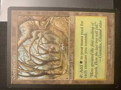 MTG - 1x Gaea’s Cradle X1 - Urza’s Saga -LP • $1200.01