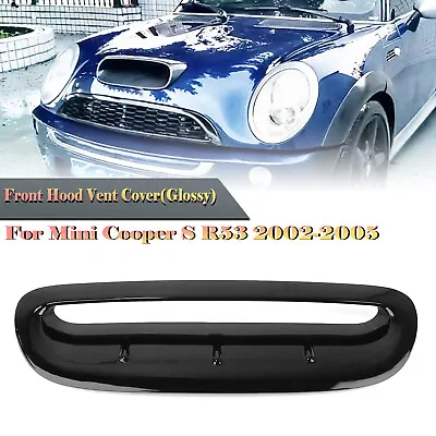 Front Air Hood Bonnet Scoop Vent For Mini Cooper S R53 R50 2002 2003-05 Black • $101.79