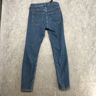 &Denim By H&M Jeans Womens Size 27 Skinny Ankle Regular Waist Blue Medium Wash • $15.99