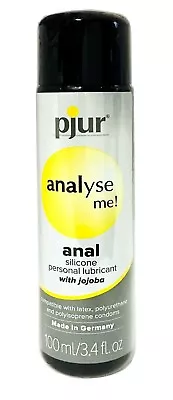 Pjur Analyse Me!! Anal Silicon Personal Lubricant With Jojoba - 100ml/3.4 Fl.oz • $21.99