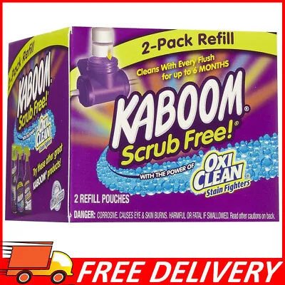 Kaboom With OxiClean Scrub Free! Refill Can Last 6 Months 2 Refill Pouches • $17.66