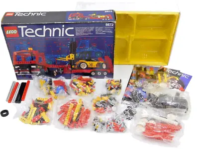 LEGO Technic 8872 Forklift Transporter 1993 - Open Box With Many Sealed Poly Bag • $395