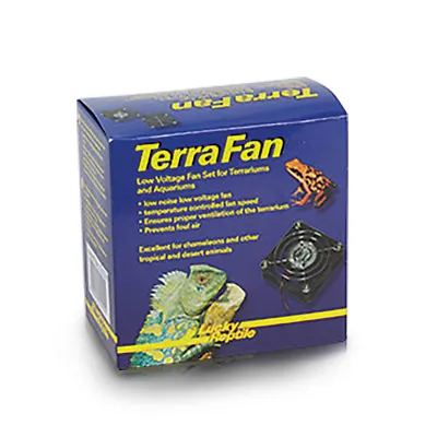 Lucky Reptile Terra Fan Set - Temperature Controlled Fans For Chameleons Etc • £43.99