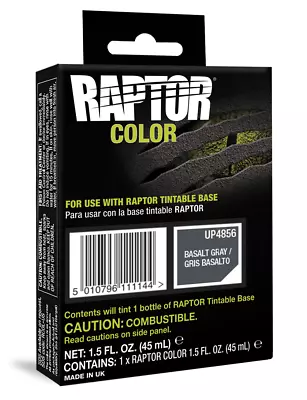 U-POL 4856 Basalt Gray Raptor Truck Bed Liner Color Tint 1.5 Oz Pouch • $35.90