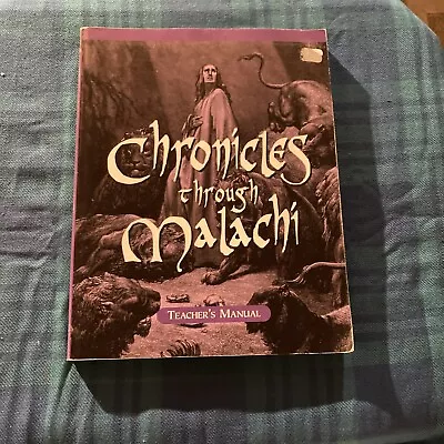 Chronicles Through Malachi And Job Bible : Homeschool Version By Emily... • $25