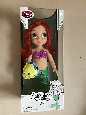 Disney Animators' Collection Ariel The Little Mermaid Doll - 16'' - New In Box • $56.21