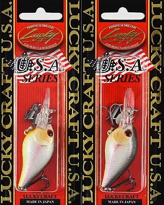 (lot Of 2) Lucky Craft Fat Mini Dr 1/3oz Fatminidr-1646 Sexy Tone Shad E1103 • $9.50