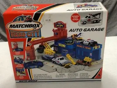 Matchbox Auto Garage Hero City Play Set New In Box • $85