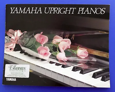YAMAHA UPRIGHT PIANO 1990s Catalogue 22 Page Brochure Advertisement Ad Vintage • $16