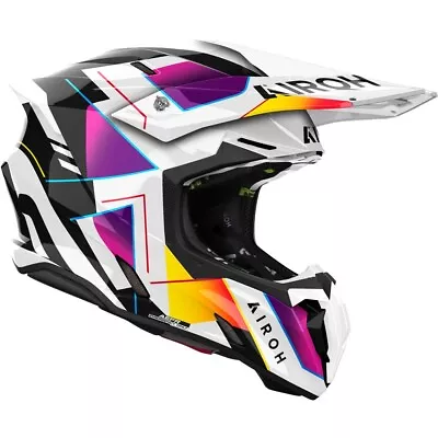 AIROH TWIST 3.0 Rainbow Gloss Motocross MX Helmet HATWI3064 Size Medium • $226.02