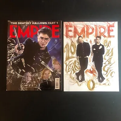 2 X Empire Magazine Harry Potter & Lord Of The Rings Collectors Cover Bundle • £4.80