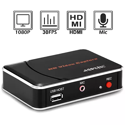 $59.99 • Buy HD Game Capture Video 1080P HDMI Recorder With Cable For Xbox 360 One PS3 PS4