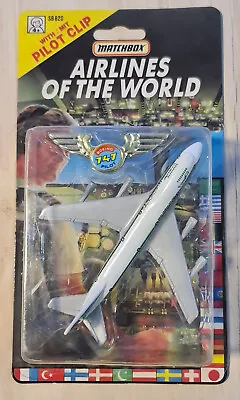 MATCHBOX 1992 Blister AIRLINES OF THE WORLD SAUDI AIR Pilot CLIP SB820 UNOPENED • $25