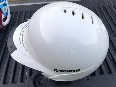 NEW Worth Liberty (WLBH) Batting Helmet-White With Black Trim Baseball Softball • $10