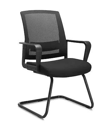 Guest Chair Mid Mesh Back Conference Reception Waiting Room Office Armrest Seat • $67.99