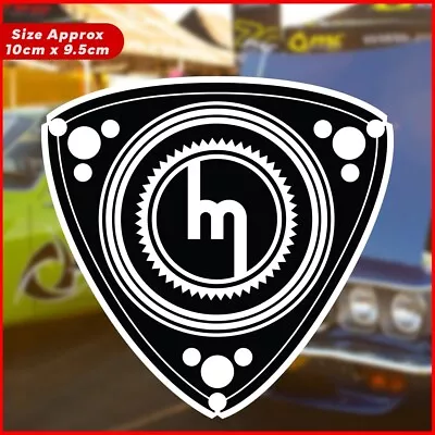 Mazda Rotary Logo Sticker Rx3 Rx7 Capella Car Laptop Mancave Skateboard Decal Au • $7.67