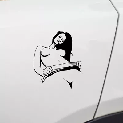 Sexy Woman Car Sticker Decal Reflective Allure Naked Girl Strippers Accessories • $2.94