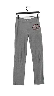 Abercrombie & Fitch Women's Sports Bottoms S Grey 100% Polyester Sweatpants • £13.90