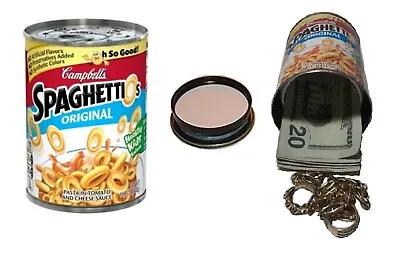Spaghetti O's Can Safe Stash Diversion Hide Cash Jewelry Box Money Coin Safe 020 • $5.99