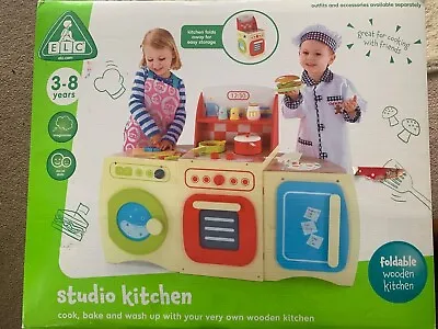 £19.99 • Buy ELC Foldable, Wooden, Toy, Studio Kitchen. Brand New In Box. RRP £75