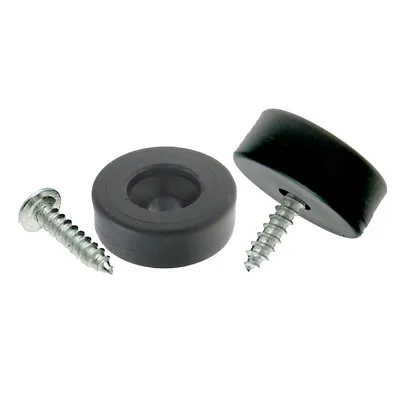 Screw On Plastic Feet 20mm-40mm Floor Protection Furniture Glides Chair Feet • £10.37