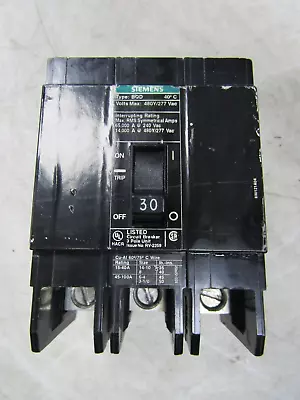 💥siemens 30 Amp Bolt-on Circuit Breaker 3 Pole 480y/277 Vac Bqd330 • $76.99