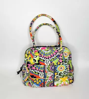 Vera Bradley Rio Tote Shoulder Bag Floral EUC 15  Medium Purse Fabric Soft Clean • $18