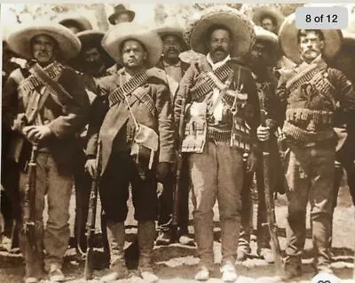 Mexican Revolution General Pancho Villa And Officers 16x20 • $19.99