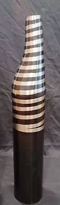 Modern Metal Vase. 24.5  Tall. • $19.95