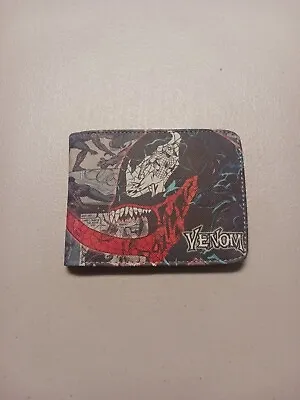 Marvel's Venom Logo Print Bi-Fold Wallet • $14.99